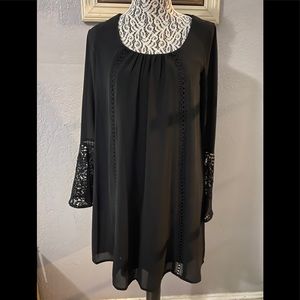 Lace Bell Sleeve Dress